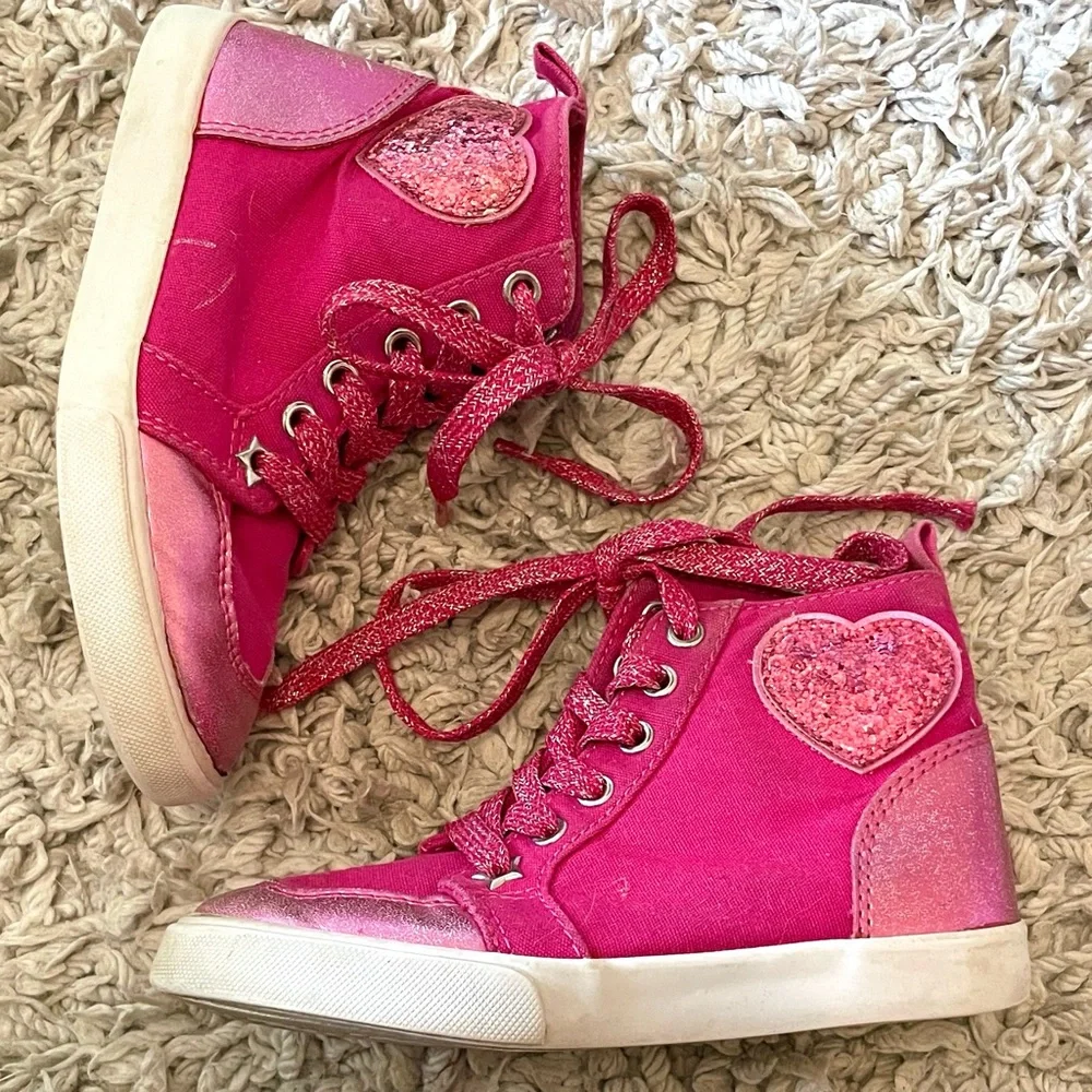 2017 Gymboree “Cosmic Club” Glitter High Tops, Size 11